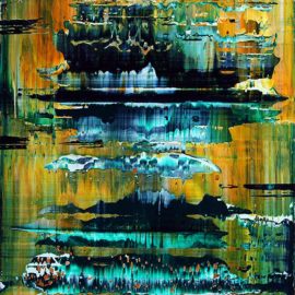 Jose Maria Clark "Anatomia De Cenote" Acrylic on Canvas