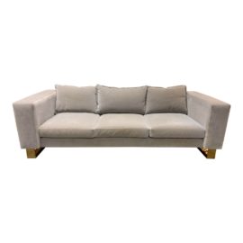 Kelly Hoppen Monet Platinum Sofa. Original Price: $4,375