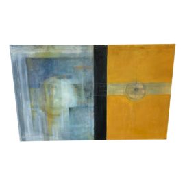 Abstract Frank Shaw Original Artwork Mixed Media Painting "Stain I". Original Price: $3,800