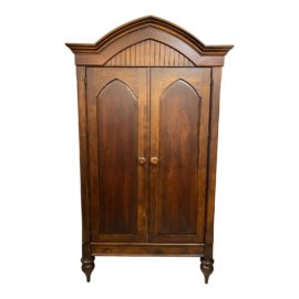 Romweber Wood Arched Media Cabinet