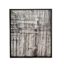 Ethan Allen "Architectural Lines" in Silver Frame