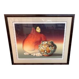 R.C. Gorman Custom Framed Limited Edition "Acorme" Numbered 137/225