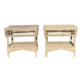 Sika Designs Susy Side Tables, a Pair. Original Price: $1,108