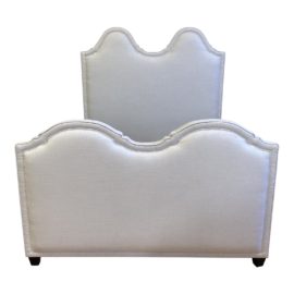 NEW Queen Size Custom Design Upholstered Linen Bed Frame