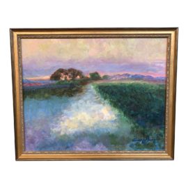 Cindy Ahuna Original Impressionistic Landscape Oil Painting