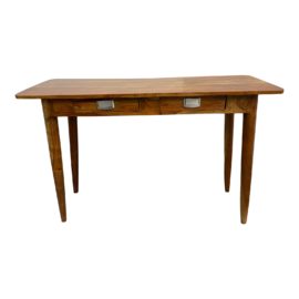 Rustic Tropical Wood Console + Two Drawers