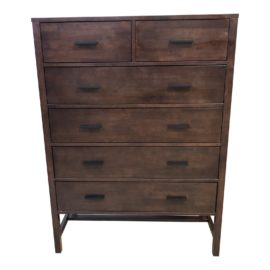 Contemporary Crate & Barrel Six Highboy Dresser