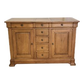 French Oak Storage Sideboard. Original Price: $1,895