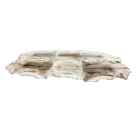 Black Sheep White Light Reindeer Hide - 6′2″ × 10′8″. Original Price: $1,800