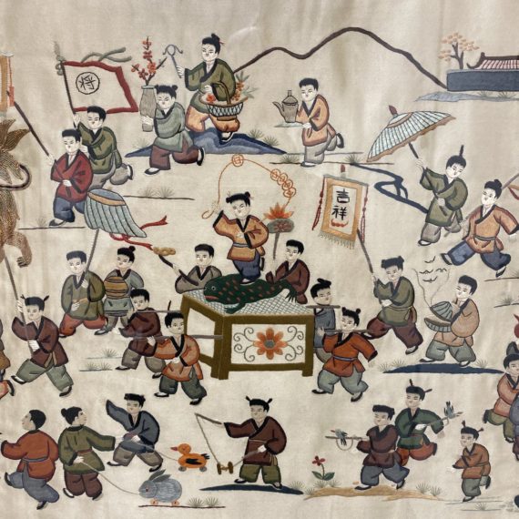 1930s-one-hundred-chinese-boys-at-play-silk-embroidery-6746