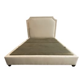 California King Nathan Anthony Brownstone Upholstered Bedframe