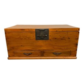 Mid 20th Century Asian Chest + Tray