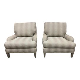 Lee Industries H.D. Buttercup Chairs - a Pair. Original Price: $3,200