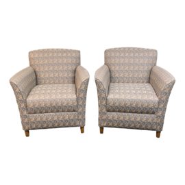 Bernhardt Custom Accent Chairs - a Pair