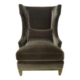 Bernhardt Furniture Interiors Pascal Mohair Chair. Original Price: $1,066