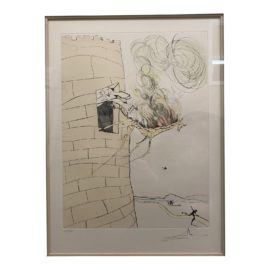 Salvador Dali "The Great Inquisitor Expels the Saviour" Etching A32/135