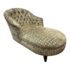 A.Rudin Custom Cole Fax & Fowler Tufted Cut Velvet Chaise Lounge