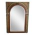 Antique Architectural Distressed Arched Leaning Mirror