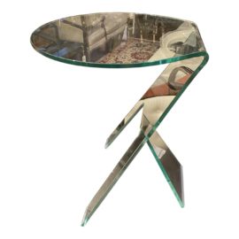 NEW Zuo Modern the Journey Glass Side Table. Original Price: $450
