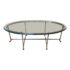 Maison Jansen Brass Finish Glass Top Coffee Table