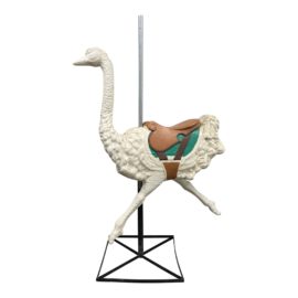 Mid 20th Century Gustav Dentzel Style Carousel Ostrich