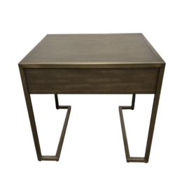 Baker Furniture Milling Road Kara Mann Straight Up Side Table. Original Price: $2,000