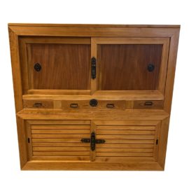 Early 20th Century Japanese 2-Piece Tansu