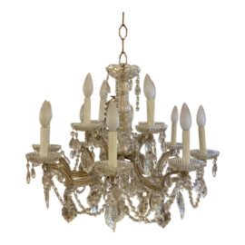 Early 20th Century 12- Light Italian Chandelier