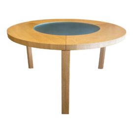 Scandinavian Designs Lazy Susan Round Dining Table