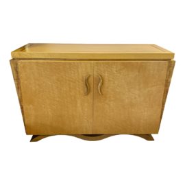 Griffin W. Okie Birdseye Maple Media Cabinet. Original Price: $8,795