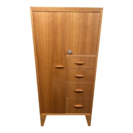 1990s Ted Boerner Custom Tall Storage Unit. Original Price: $3,040