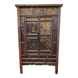 Late 19th Century Chinese Lacquered Armoire. Original Price: $10,000