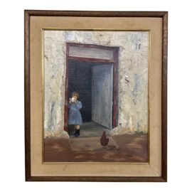 H. King Original Signed Custom Framed Painting