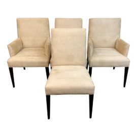 Crate and Barrel Lowe Chairs- Set of 4. Original Price: $800