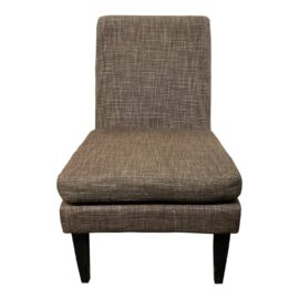 Gray+Brown Tweed Accent Chair