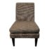 Gray+Brown Tweed Accent Chair
