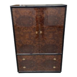 SanGiacomo Italian Burled Wood Armoire