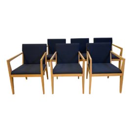 OFS Balance Arm Chairs - Set of 6. Original Price: $7,818
