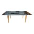 Fillamento Glass + Wood Extension Table