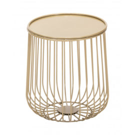 NEW Zuo Modern Gilbert Gold Side Table. Original Price: $170