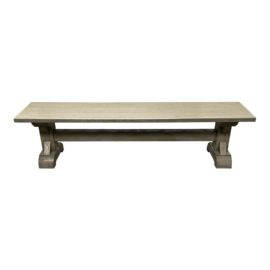 Four Hands Wood Trestle Bench