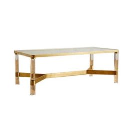 Anthropologie Oscarine Lucite Rectangle Coffee Table. Original Price: $900