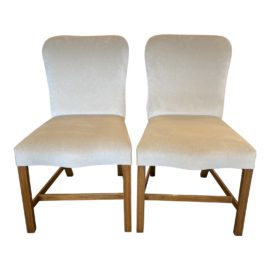 Rose Tarlow Custom Chippendale Side Chairs - a Pair