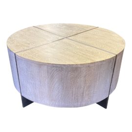 Z Gallerie Clifton Round Coffee Table. Original Price: $800