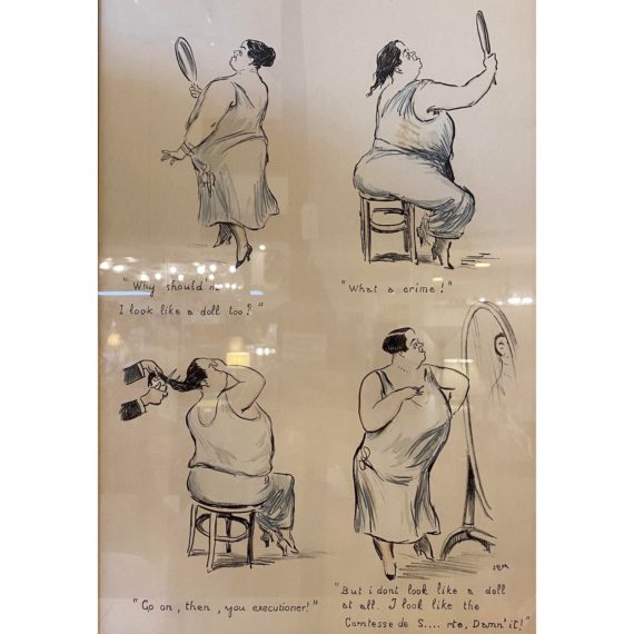 george-goursat-framed-signed-lithograph-3074