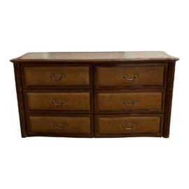 Tommy Bahama Style Six Drawer Cane Dresser