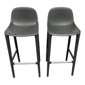 Emeco Philippe Starck Broom Barstools - a Pair. Original Price: $840