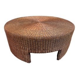 Hickory Chair Company Wicker Coffee Table
