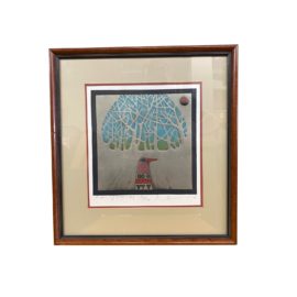 "Morning Moon 53" Ltd. Edition Embossed Screen Print