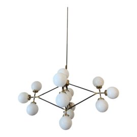 Visual Comfort Ian K. Fowler Bistro Four Arm Chandelier. Original Price: $2,975